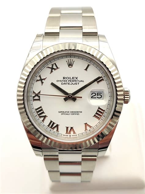 rolex datejust 31 white roman numeral dial|rolex datejust steel roman numerals.